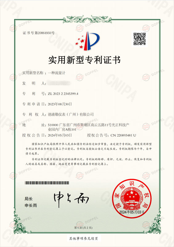 流量計專利